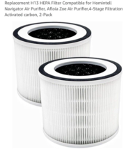 H13 True HEPA &amp; Carbon Filters Mooka Allo &amp; Honati &amp; Afloia Fillo Replac... - $11.76