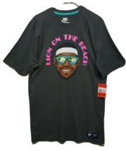 New Nwt Nike Lebron James Lion On The Beach Gray Shirt Sz LT Large Tall KB 24 - £29.84 GBP