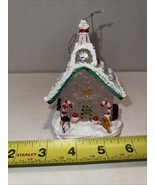 Christmas House Ornament (Glass) w/ Light Insert on bottom - $14.99