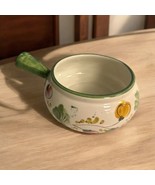 Hand Painted ITALY For FTD Ceramic Serving Bowl Soup Bowl Flower Pot Sid... - $27.12 CAD