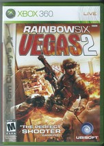Tom Clancy&#39;s Rainbow Six: Vegas 2 (Microsoft Xbox 360, 2008 w/ Manual &amp; End War) - £10.29 GBP