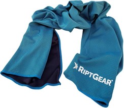 RiptGear Instant Cooling Towel - Breathable for Workouts, 1 Pack, Blue - £15.07 GBP