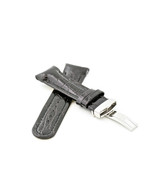 20mm 22mm 24mm BLACK LEATHER WATCH BAND JOE RODEO JOJO NEW JO JO - £39.15 GBP