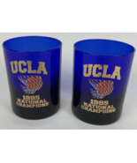 2 x Vintage UCLA BRUINS 1995 Bar Glass Basketball Blue Gold National Cha... - $53.91 CAD