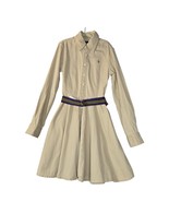 Ralph Lauren Girls Size 7 Shirtdress Khaki Button Front Casual Vacation ... - $28.82 CAD