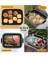 Prep Tray Cuisinart  4-in-1 Expandable Prep and Serve Tub,Kitchen,BBQ,Ut... - $32.47