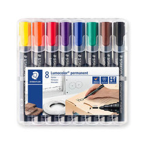 Staedtler Lumocolor Permanent Marker Bullet - Wallet of 8 - $607.35 MXN