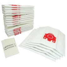 Equivalent 20-Pack Microfiber Vacuum Bags Designed to Fit Miele FJM with 4 Filte - $32.99