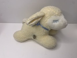 Vtg Eden Baby Tunes Lamb Musical Wind Up Toy Head Moves Mary Had a Littl... - $24.74