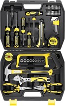 Dowell Tool Set 49-Piece Home Repair Hand Tool Kit With Plastic Tool Box Storage - $46.96