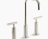 Kohler 14408-4-SN Purist Widespread Bathroom Sink Faucet-Vibrant Polishe... - £383.53 GBP