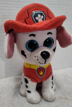 TY Beanie Boos 6&quot; Paw Patrol MARSHALL Dalmation Plush Stuffed Animal Toy - £9.16 GBP
