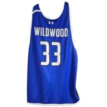 Wildwood Lacrosse Jersey Mens Size Small Reversible Blue White Mesh Under Armour - £23.98 GBP