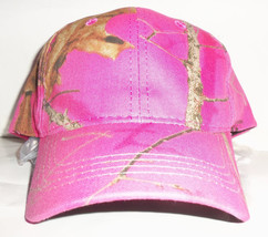 Nwt Womens Mossy Oak Bright Pink Camouflage Novelty Baseball Hat - £14.66 GBP