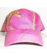 NWT WOMENS MOSSY OAK BRIGHT PINK CAMOUFLAGE NOVELTY BASEBALL HAT - $25.50 CAD