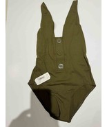 Eres Inside Popp Croco (Olive) Une Pièce Avec Sangle Magnifique 38, 40, 44 - £112.44 GBP