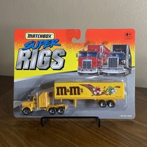 Vintage MATCHBOX Super Rigs M &amp; M&#39;s Candy Semi Truck Tractor Trailer Tyco 34330 - £16.06 GBP