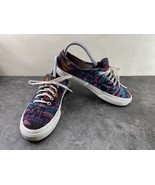 VANS OTW Sneakers Women 7M Shoes Red Purple Aztec Canvas Comfort Casual ... - $506.94 MXN
