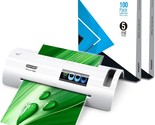 The Sinopuren Thermal Laminator Machine And Pouches Bundle Features Neve... - $112.95