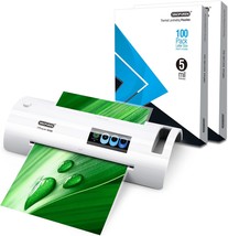 The Sinopuren Thermal Laminator Machine And Pouches Bundle Features Never Jam - £88.88 GBP