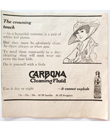 1917 Carbona Cleaning Fluid Fabric Soap Advertisement WW1 World War Era ... - €17,24 EUR