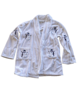 Vintage Ugly Christmas Sweater ROBE with SNOWMEN Plush Robe Men Women - $42.95