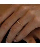 Ultra Thin Floating Eternity Band Wedding Band Valentine Day Gift Ring - $120.35 CAD