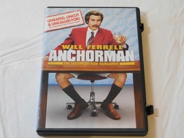 Anchorman: The Legend of Ron Burgundy DVD 2004 Full Frame Unrated Uncut Uncalled - £10.26 GBP
