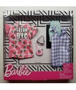 Barbie Fashion 2 Pack Dream Big Strawberry &amp; Gingham Theme  - £12.65 GBP