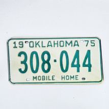 1975 United States Oklahoma Base Mobile Home License Plate 308-044 - $12.28 CAD
