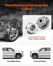 VEVOR Front Wheel Bearing & Hub Assembly Pair for 2018 Audi Q3 Komfort 4-Door - $127.49