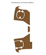 2018 Monterey 197 FS Swim Platform Step Pad Boat EVA Foam Faux Teak Deck... - $430.82 CAD