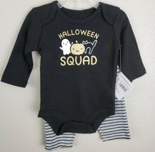 Halloween Squad 2 piece set Outfit Infant Size 0-3 Months NWT - £5.98 GBP