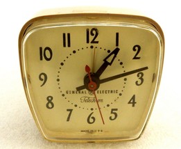 General Electric Alarm Clock, Telechron Model TH8220, Works, Vintage #C-21 - £23.40 GBP