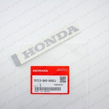 Genuine For Honda 88-91 CRX  EF Rear &quot;HONDA&quot; Decal Sticker Silver OEM - $28.85