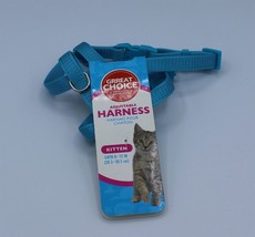Grreat Choice - Adjustable Kitten Harness - 8-12 IN - Blue - $6.79