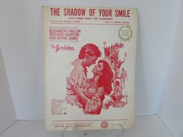 The Shadow Of Your Smile Sandpiper Burton &amp; Taylor 1965 Sheet Music - £3.87 GBP