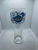 Rare Blue Moon &quot; Salute Cheers&quot; Pilsner 20oz Tallboy Beer Glass 9” Tall - £18.00 GBP