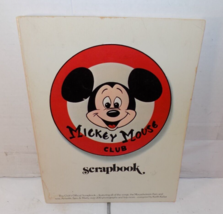 Vintage 1975 Disney Mickey Mouse Club Scrapbook by Keith Keller Songs &amp; ... - $19.58