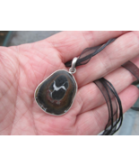 Special Sale, Beautiful Small Septarian Pendant, 925 Silver, One of a Kind - £14.47 GBP