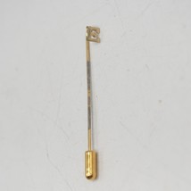 Monogram E Gold Tone Pin Brooch Lapel pin - £26.88 GBP