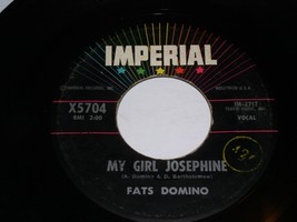 Fats Domino My Girl Josephine Natural Born Lover 45 RPM Record Imperial ... - $191.87 MXN