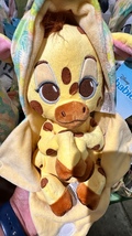 Disney Parks Animal Kingdom Baby Giraffe in a Hoodie Pouch Blanket Plush Doll image 8