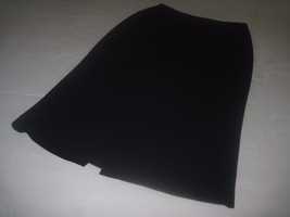 Laura Scott Ladies Black Long Straight Lined SKIRT-12P-100% POLY-BARELY Worn - £7.60 GBP