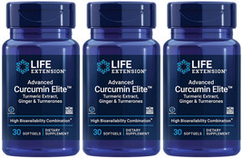 Advanced Curcumin Elite Turmeric Extract 500mg 90 Softgel Life Extension - £47.54 GBP