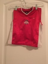Nike Toddler Boys Sleeveless Jersey Shirt Ohio State Buckeyes Size 3T  - £30.30 GBP