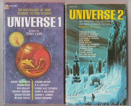 Universe 1 &amp; 2 1970s paperback originals Silverberg, Ellison, Lafferty, etc.  - £11.79 GBP