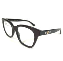 Gucci Eyeglasses Frames GG0349O 008 Black Burgundy Red Crystals Stars 51-19-145 - £134.77 GBP