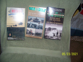 lot of {3} v.h.s. tapes   {military  war videos} - £7.89 GBP
