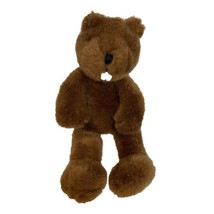 Vintage 1991 Manhattan Toy Company Beaver Plush 14” Stuffed Animal Toy - £46.74 GBP